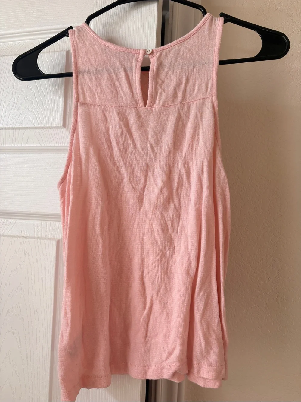 Aeropostale Light Pink Crochet Yoke Tank - Picture 3 of 3